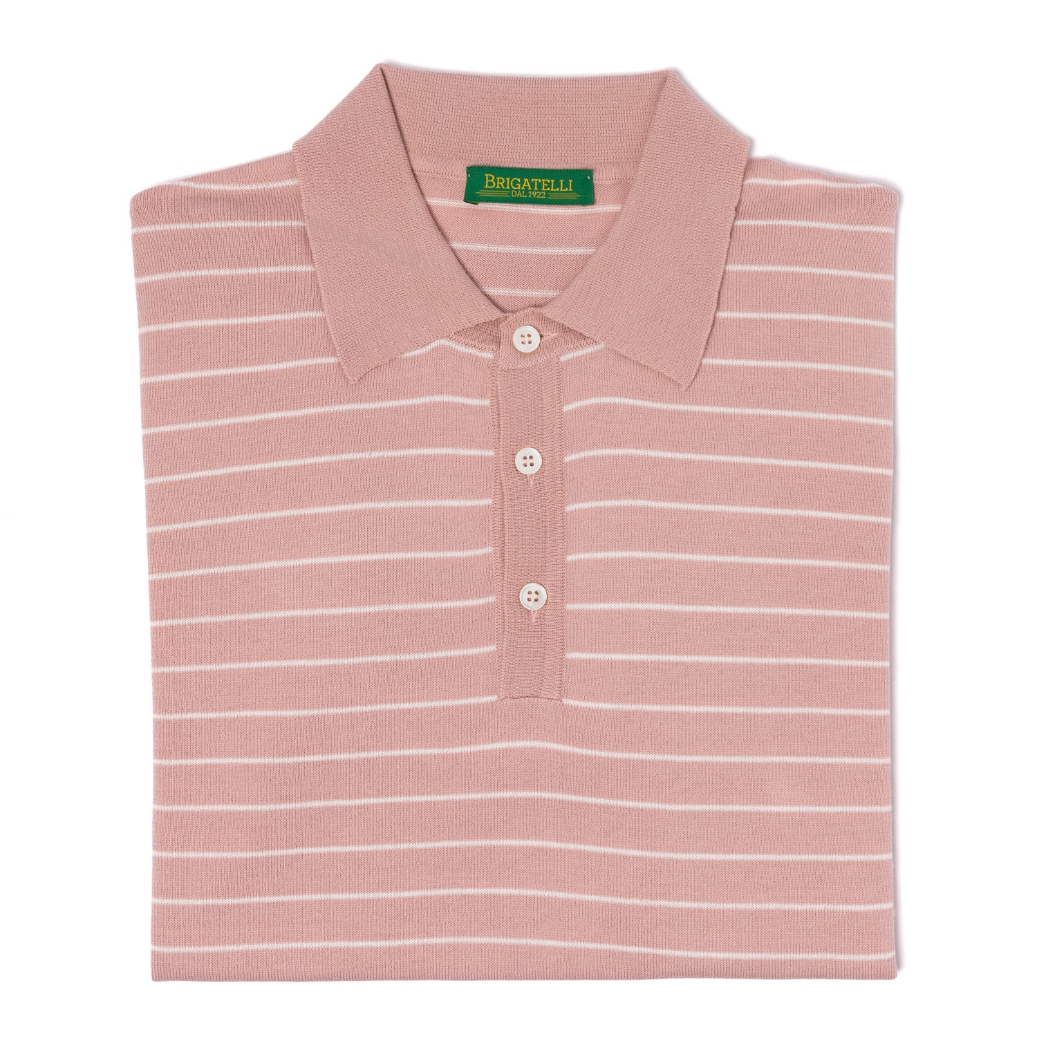 Brigatelli dal 1922 per Michael Jondral: "Michael" striped polo shirt made of pure cotton